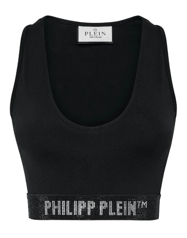 Holiday Attire Sale Cropped Top Philipp Plein TM