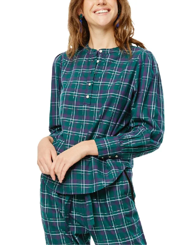 Easy Elegance Sales Roller Rabbit Inverness Plaid Glenda Top