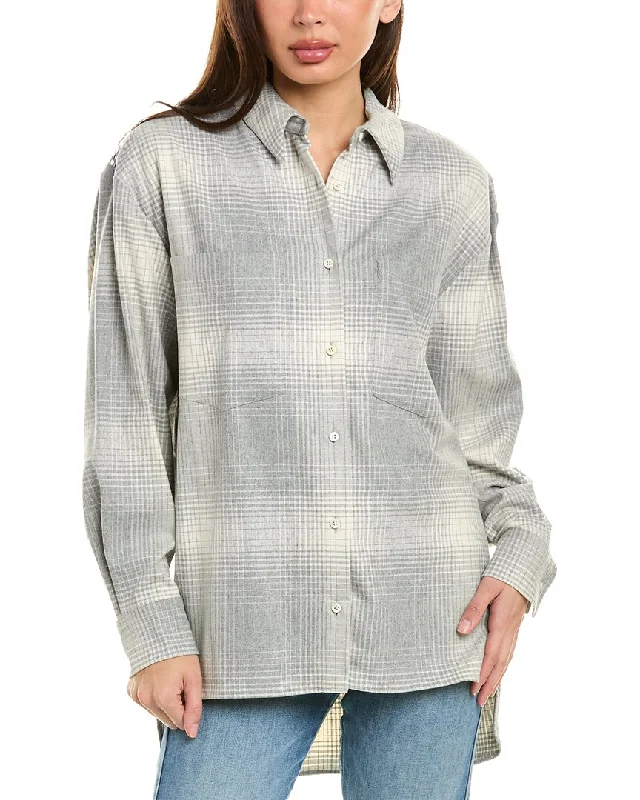 Stylish Savings IRO Joye Wool-Blend Shirt