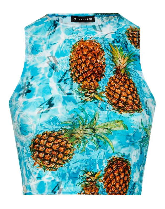 The Latest Fashion Trends Crop Top Pineapple Skies