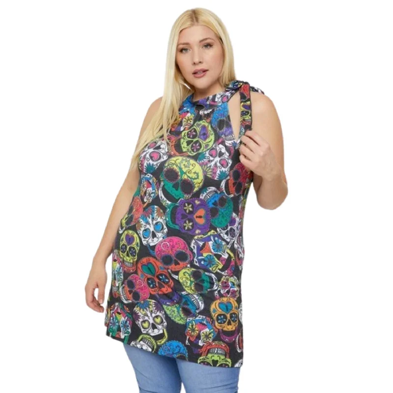 Fresh Fashion Discounts Sugar Skull Sublimation Print