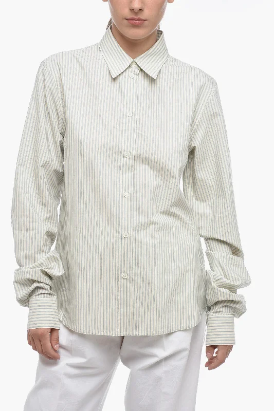 Chic Style, Always In Vogue Maison Margiela MM6 Balanced Stripe Cotton Shirt