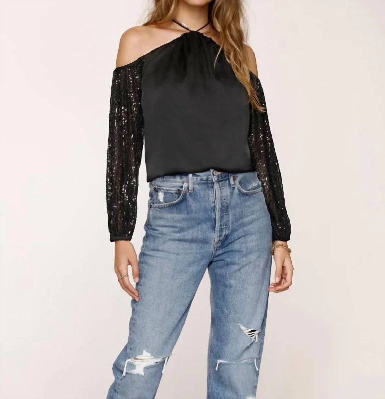 Limited Time Flash Sale Chase Top In Black