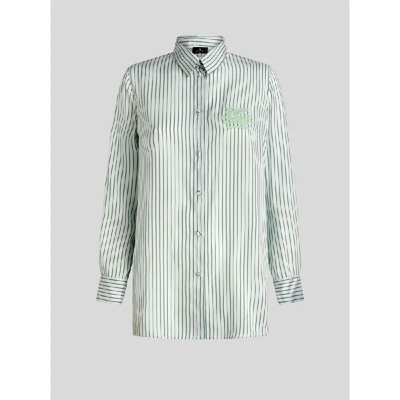 Classy Style Discounts STRIPED SHIRT WITH LOGO