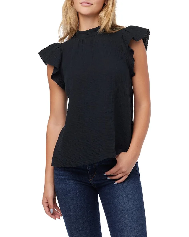 Trend Alert JOE'S Jeans Gauze Flutter Sleeve Top