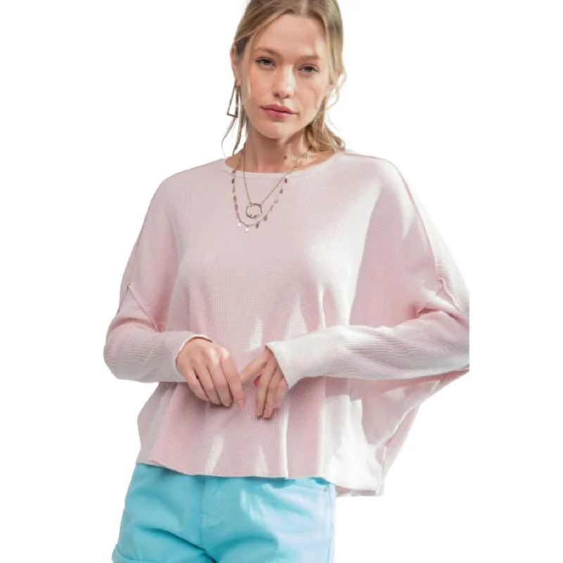 Catch Every Fashion Trend Washed Thermal Top