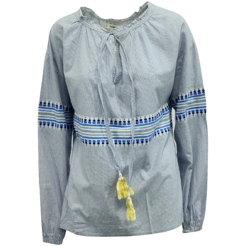 Vintage Style Deals LemLem Mwali Poet Top in Multicolor Cotton