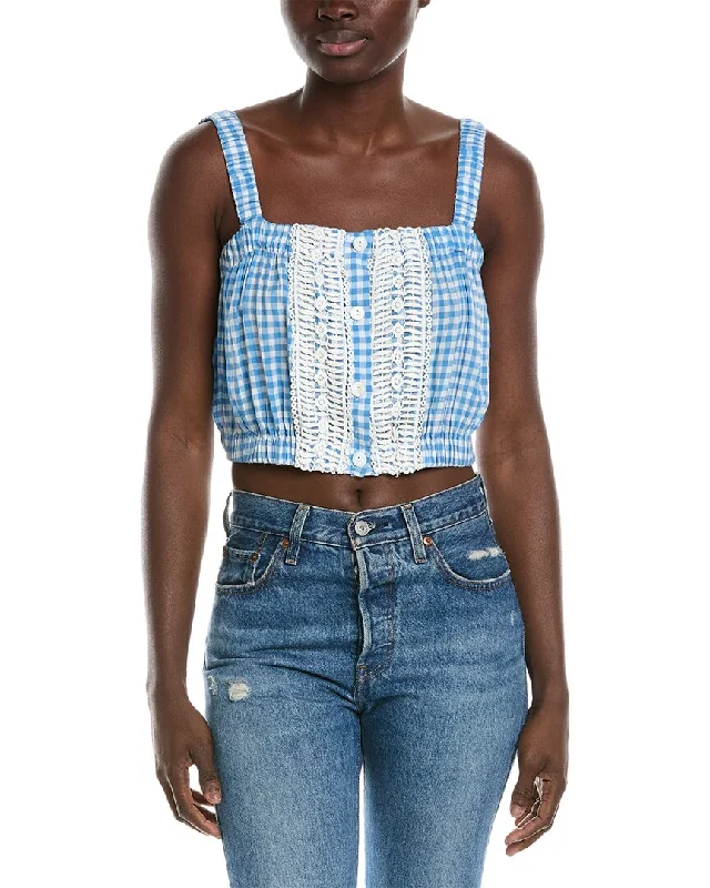 Chic Trends Unveiled Roller Rabbit Gingham Miley Top