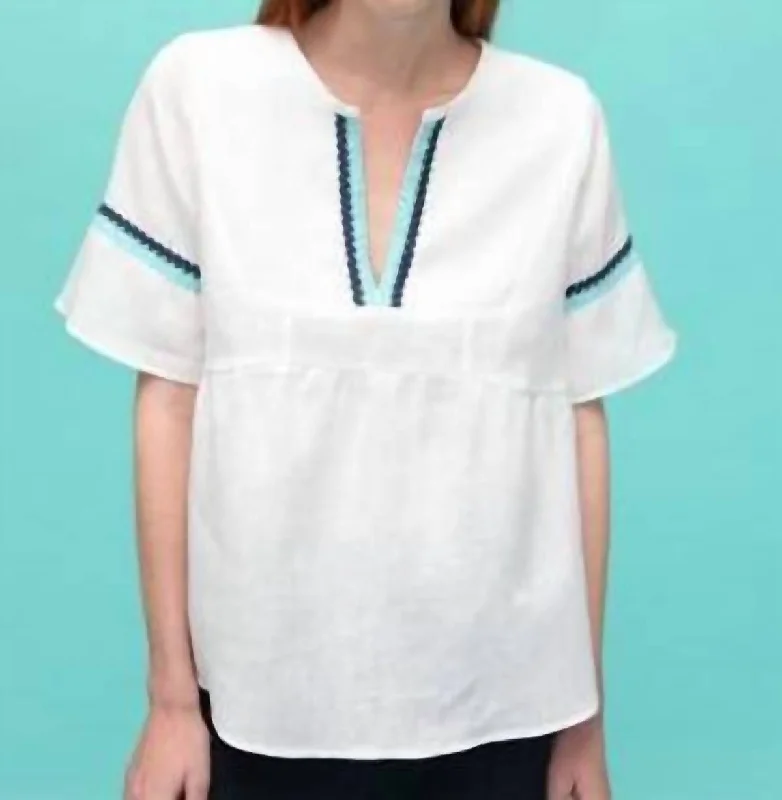 Chic & Modern Sales Mamcey Shirt In White