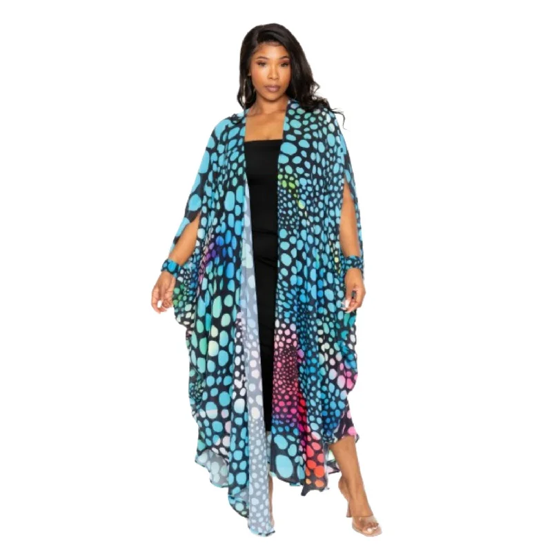 Statement Fashion Offers Dot Robe With Wrist Band