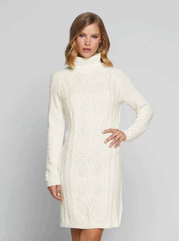 Formal Clothing For Women Best-Sellers Eco Cream Elisabeth Knit Mini Dress