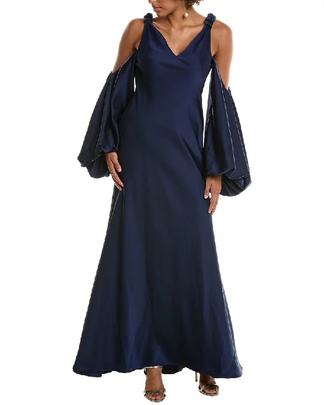 Stylish Women's Apparel Sustainable Fashion Extravaganza Halston Binnie Gown