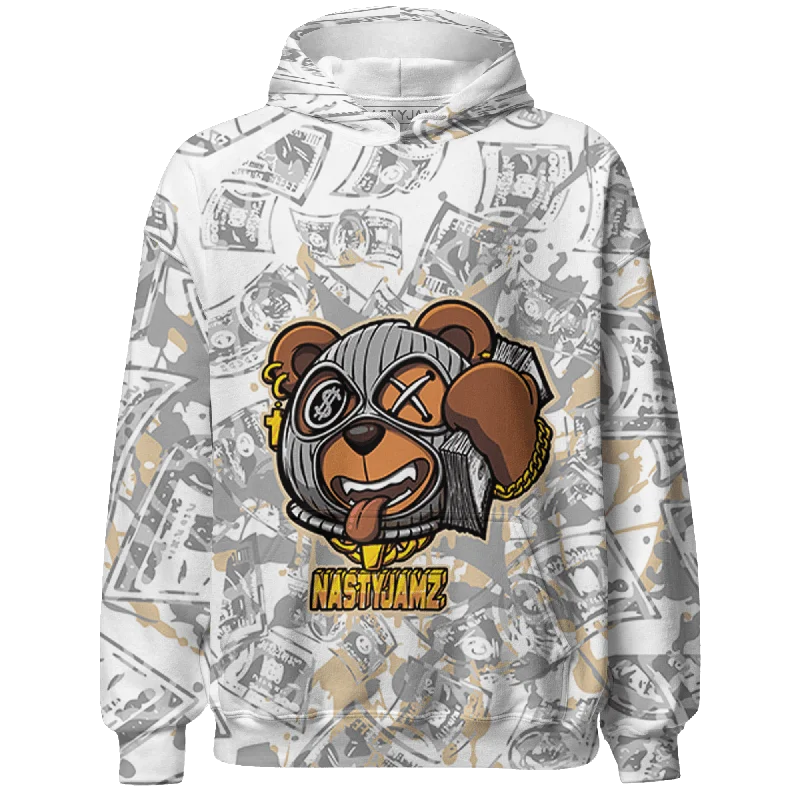 Comfortable Unisex Streetwear Classic Modern Offers NastyJamz Craft Ivory 3s Hoodie Match Money Motive BER All-Over Print