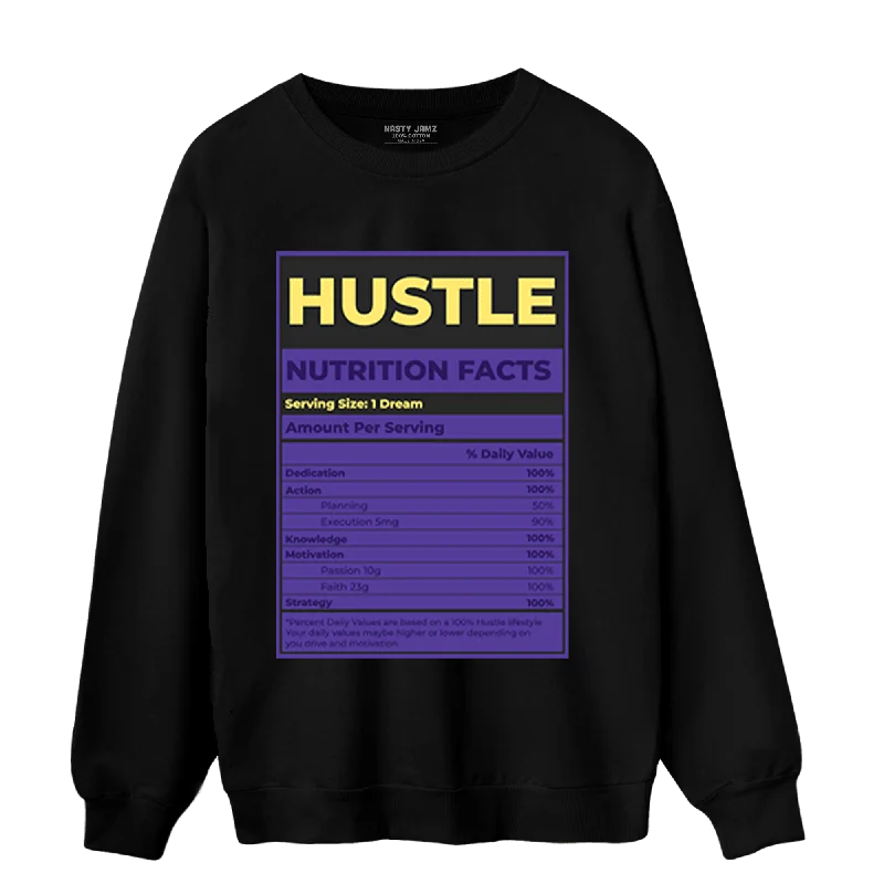 Gender-Neutral Fashion For Everyday Style Chic Style, Always In Vogue NastyJamz Field Purple 12s Sweatshirt Match Hustle Nutrition Facts