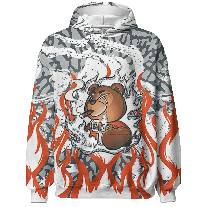 Oversized And Relaxed Unisex Fashion Hot Picks NastyJamz Georgia Peach 3s Hoodie Match BER Burn Fear All-Over Print