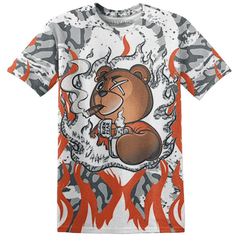 Comfortable Gender-Free Fashion Choices Luxury Fashion NastyJamz Georgia Peach 3s T-Shirt Match BER Burn Fear All-Over Print