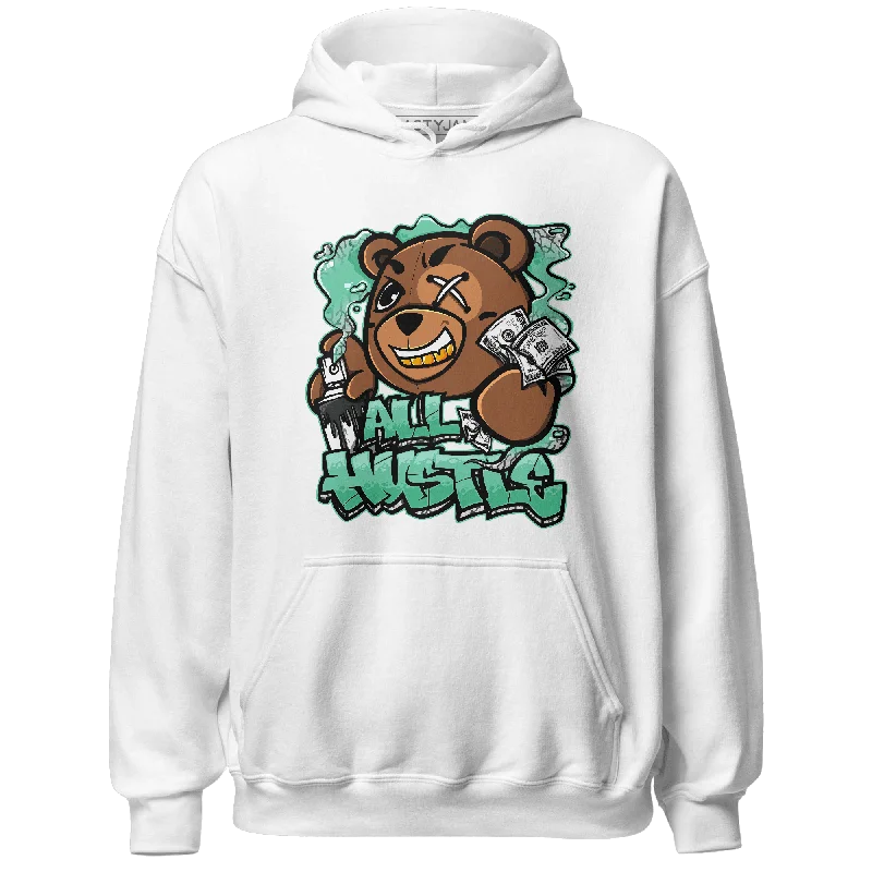 Functional And Stylish Unisex Outerwear Catch Every Fashion Trend NastyJamz Green Glow 3s Hoodie Match BER Hustle All Day