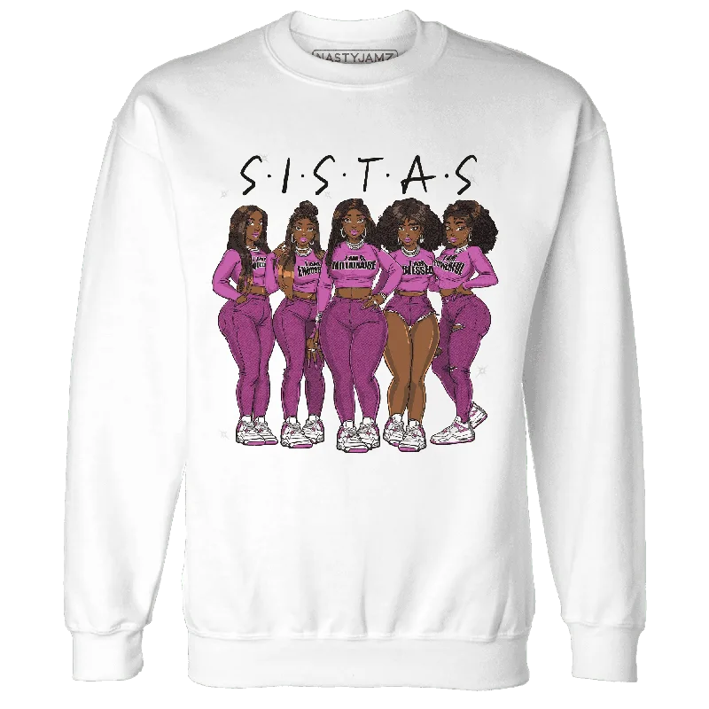 Urban-Inspired Unisex Fashion Pieces Hot Items NastyJamz GS Hyper Violet 4s Sweatshirt Match Sistas Melanin Girl