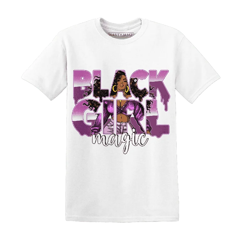 Effortless And Modern Unisex Dressing Limited Stock, Big Discounts NastyJamz GS Hyper Violet 4s T-Shirt Match Black Girl Magic