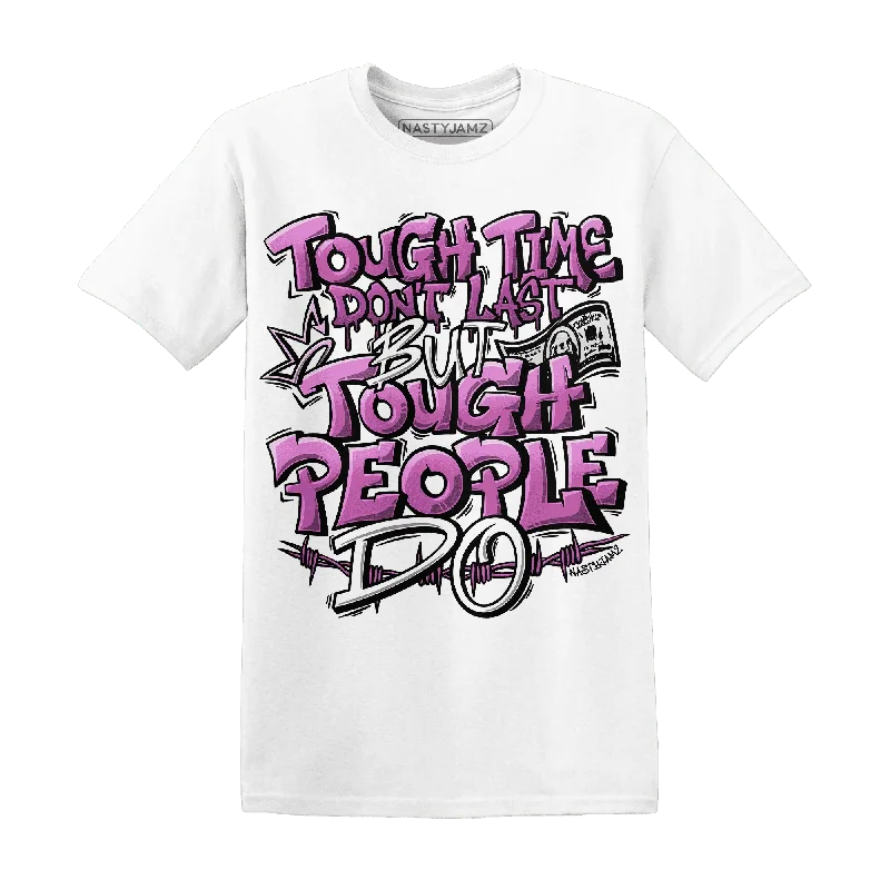 Bold And Trendy Gender-Neutral Outfits Best Deals Of The Season NastyJamz GS Hyper Violet 4s T-Shirt Match Tough People Never Fall