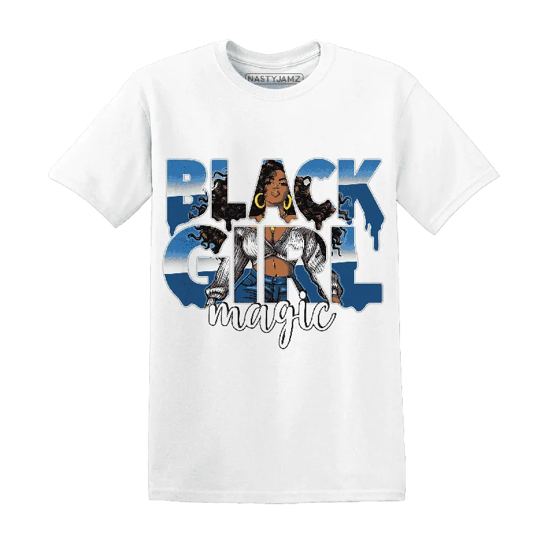 Lightweight And Breathable Unisex Wear Explore What'S New NastyJamz Industrial Blue 4s T-Shirt Match Black Girl Magic