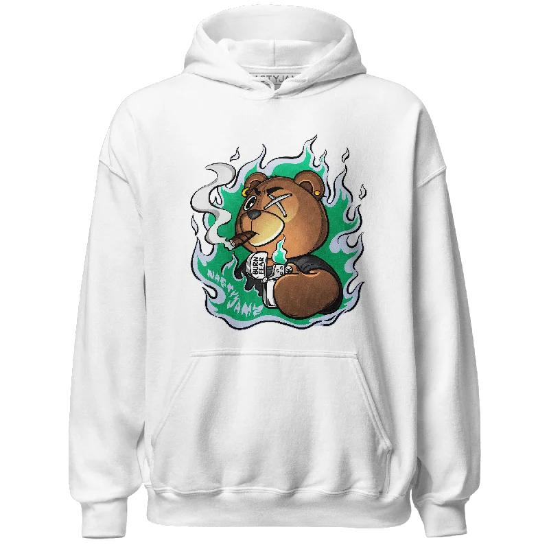 Urban Unisex Fashion Outfits Budget-Friendly Fashion NastyJamz Lucky Green 5s Hoodie Match BER Burn Fear