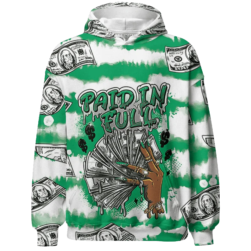 Contemporary Gender-Free Clothing Styles Buy More, Save More NastyJamz Lucky Green 5s Hoodie Match Paid In Full All-Over Print