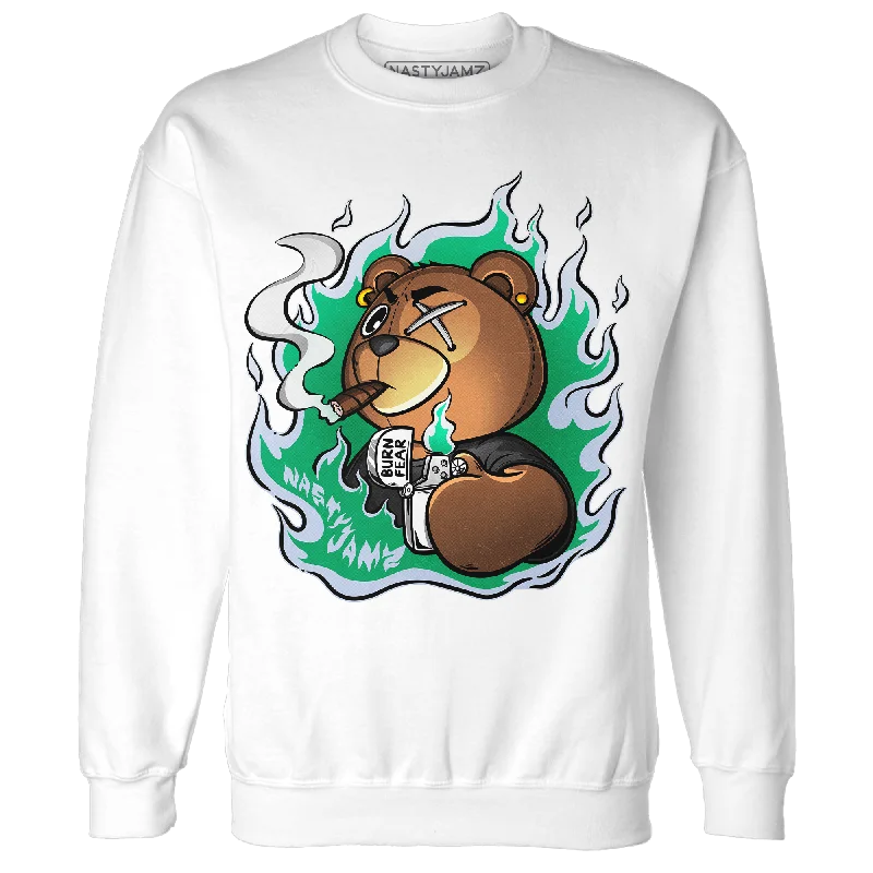 Fashion-Forward Gender-Neutral Outerwear Refined Fashion Sale NastyJamz Lucky Green 5s Sweatshirt Match BER Burn Fear