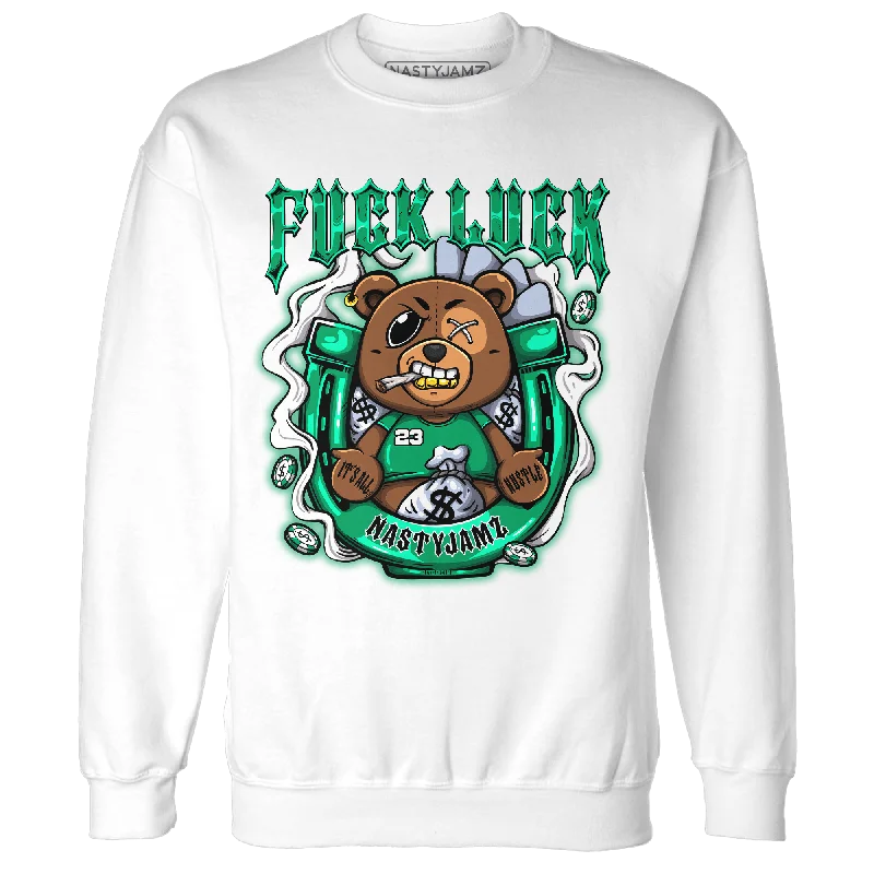 Gender-Neutral Trendy Clothing Styles Premium Fashion NastyJamz Lucky Green 5s Sweatshirt Match F Luck BER