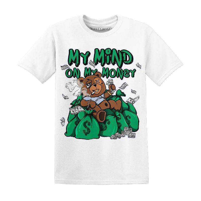 Trendy Unisex Seasonal Clearance NastyJamz Lucky Green 5s T-Shirt Match My Mind On My Money BER