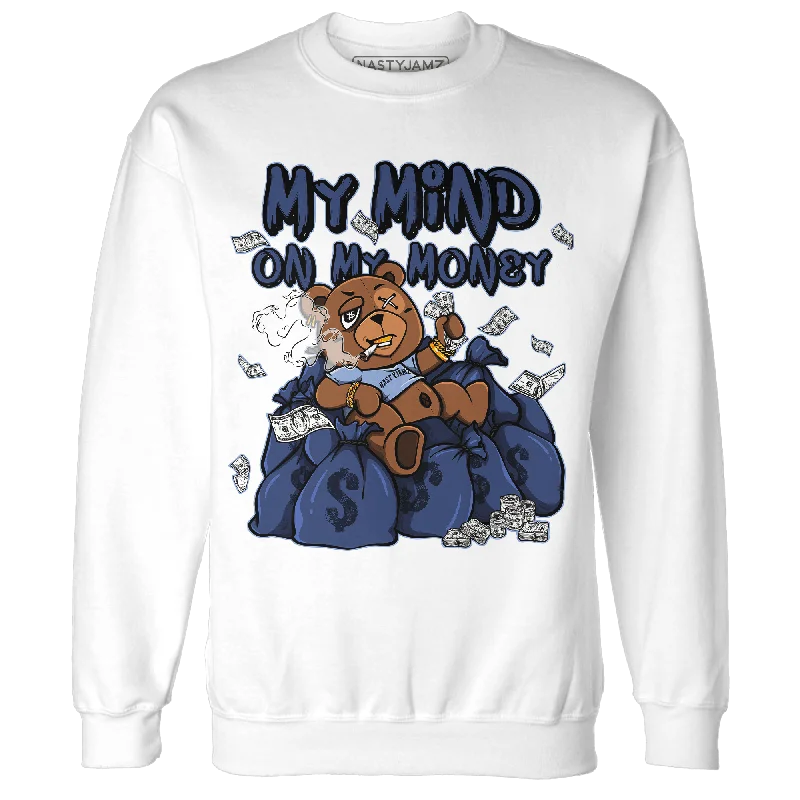 Classic Unisex Fashion Looks Classic Elegance Sales NastyJamz Midnight Navy 5s Sweatshirt Match My Mind On My Money BER