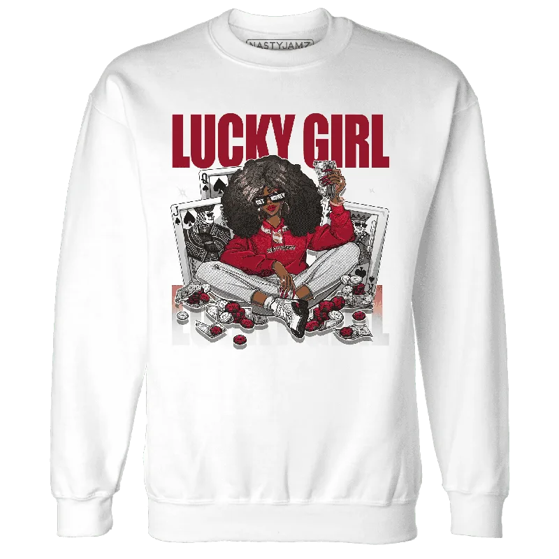 Trendy Unisex Huge Markdowns NastyJamz Retro Red Taxi 12s Sweatshirt Match Lucky Girl