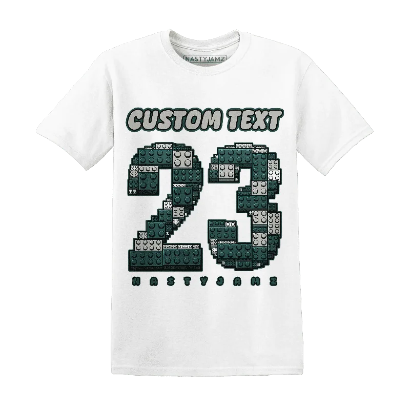 Casual Yet Sophisticated Unisex Fashion Day-To-Night Styles NastyJamz Oxidized Green 4s T-Shirt Match Number 23 Custom Text