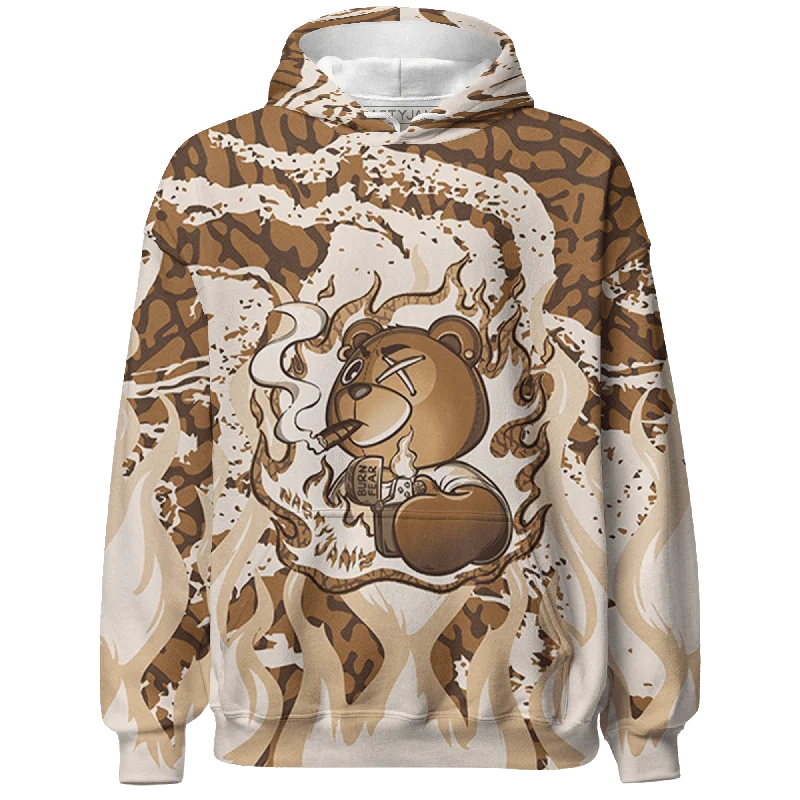 Gender-Neutral Fashion For Everyday Style Shop Sales NastyJamz Palomino 3s Hoodie Match BER Burn Fear All-Over Print