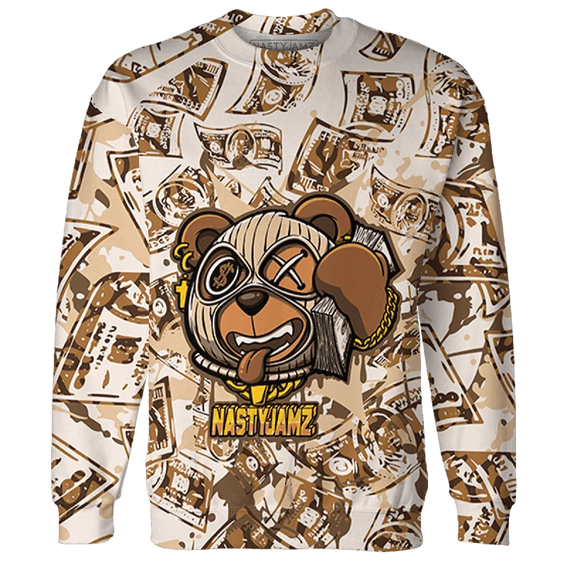 High-Quality Unisex Basics For All Occasions Stylish Deals NastyJamz Palomino 3s Sweatshirt Match Money Motive BER All-Over Print