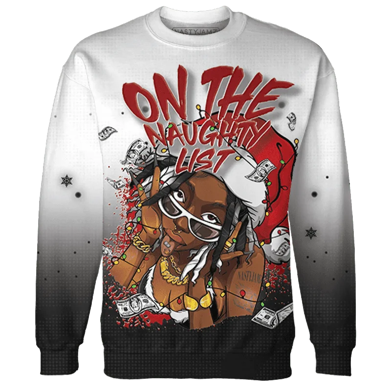 Urban-Inspired Unisex Fashion Pieces Browse Our Top Products Retro Red Taxi 12s NastyJamz Sweatshirt Match Xmas Naughty List All-Over Print