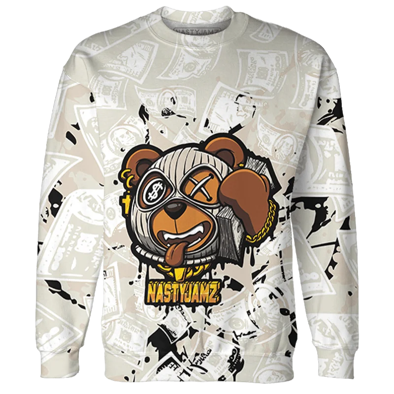 Gender-Neutral Trendy Clothing Styles Vintage-Inspired Style Offers NastyJamz SE Sail 5s Sweatshirt Match Money Motive BER All-Over Print