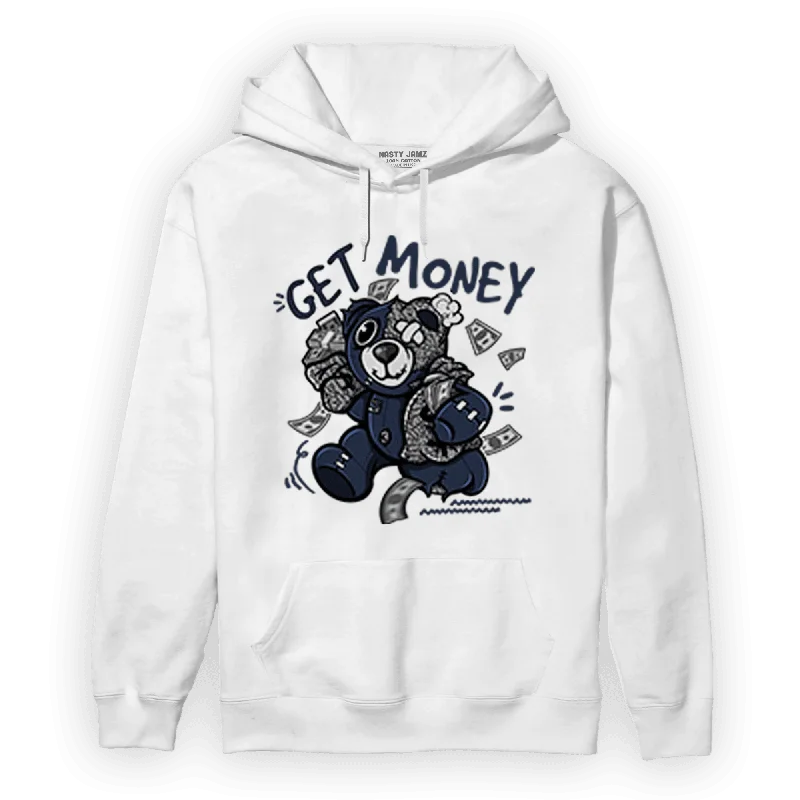 Fashion-Forward Gender-Neutral Outfit Ideas Crazy Price Slashing NastyJamz White Navy 3s Hoodie Match Get  Money BER