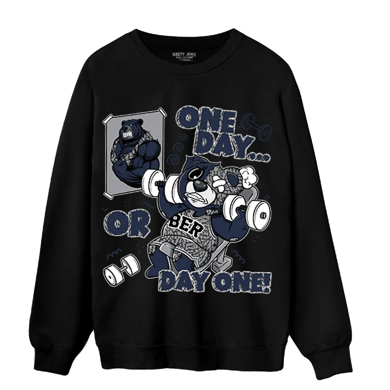 Everyday Wear For Men And Women Best Sellers NastyJamz White Navy 3s Sweatshirt Match BER Gymmer