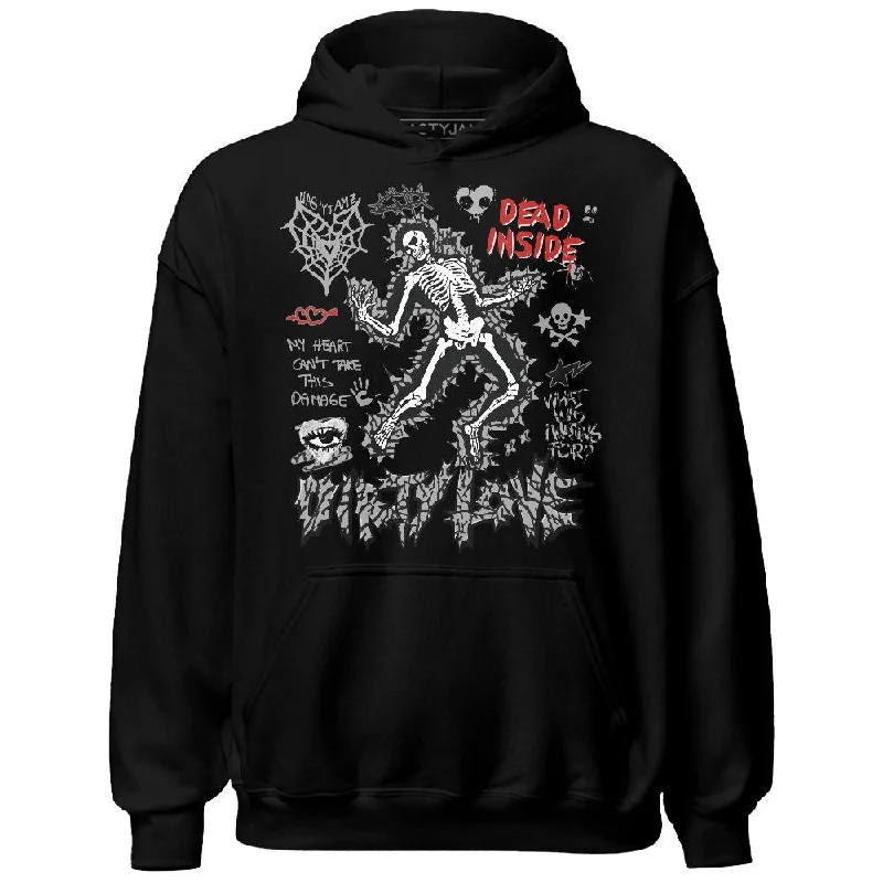 Comfortable Gender-Free Fashion Choices Exclusive Designer Style Deals Black Cement 3s NastyJamz Hoodie Match Dirty Love Skull