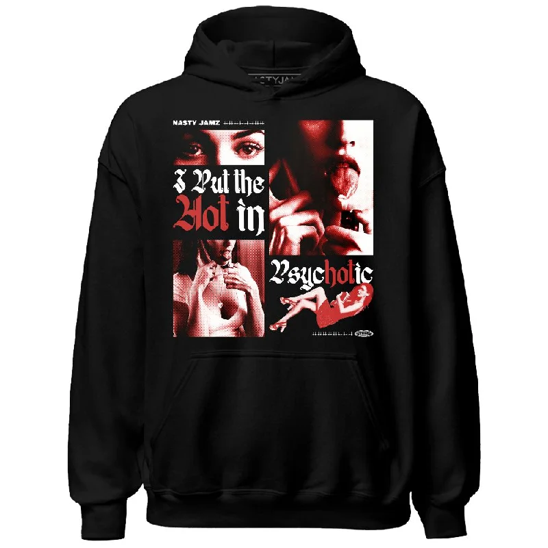 Relaxed-Fit Unisex Fashion For All-Day Comfort Summer Fashion Black Cement 3s NastyJamz Hoodie Match Hot In Psychotic