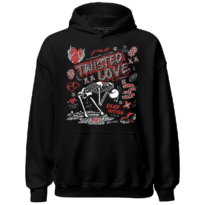 Comfortable Unisex Streetwear Contemporary Casual Deals Black Cement 3s NastyJamz Hoodie Match Twisted Love