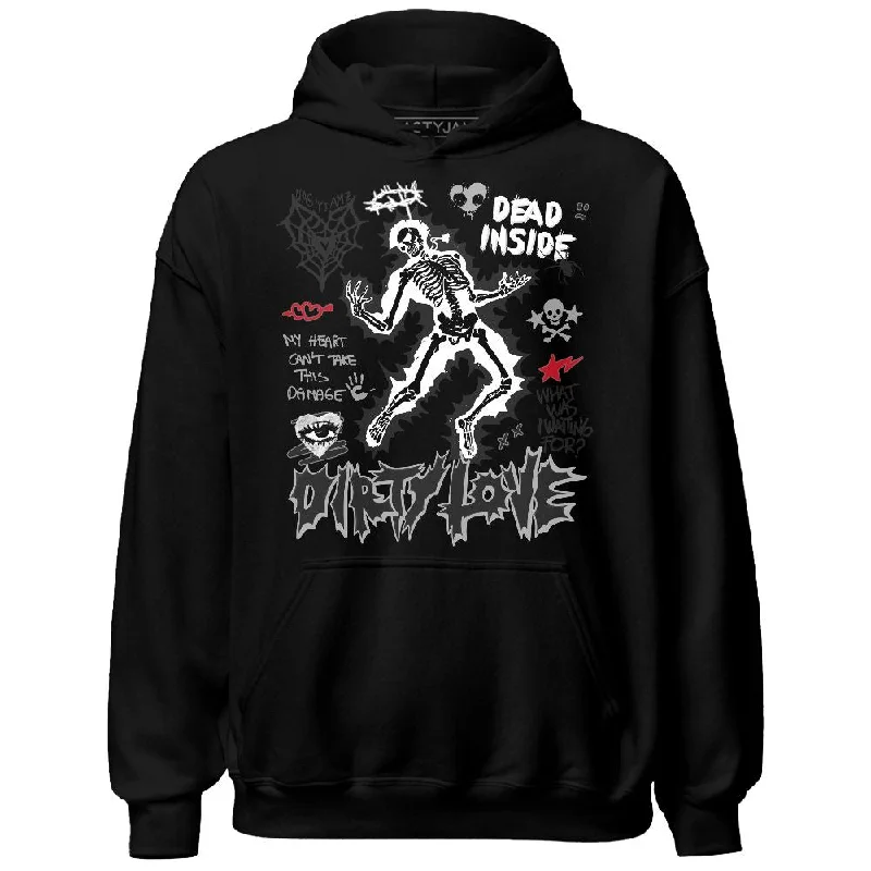 Versatile Gender-Free Wardrobe Essentials Sporty Fashion Offers Black Toe 14s NastyJamz Hoodie Match Dirty Love Skull