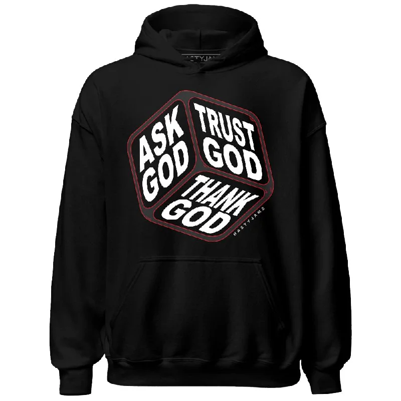 Oversized And Relaxed Unisex Fashion Easy Elegance Sales Black Toe 14s NastyJamz Hoodie Match Trust God