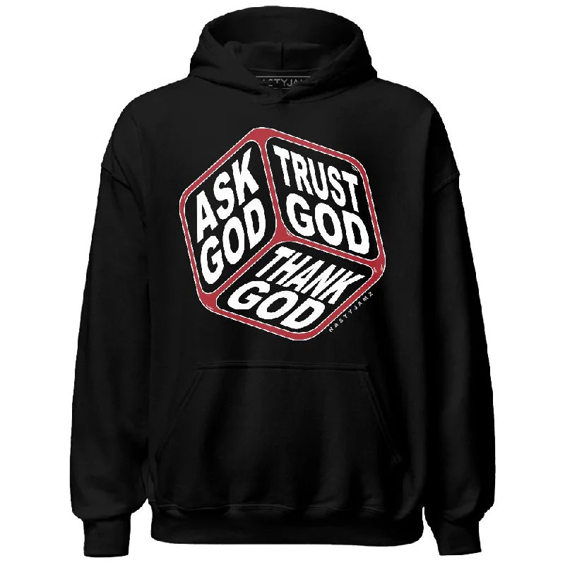 Modern Unisex Streetwear Outfits Fall Sale, Prices Drop Bred Velvet 11s NastyJamz Hoodie Match Trust God