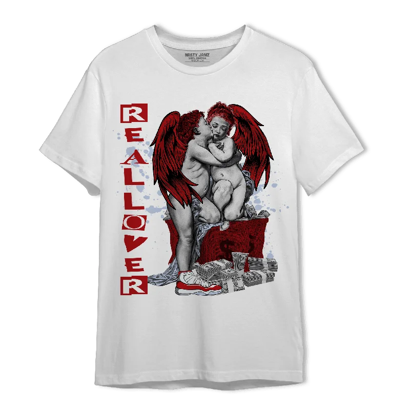 Breathable And Lightweight Unisex Wear Classy Style Discounts NastyJamz Cherry 11s T-Shirt Match Real Lover Angel