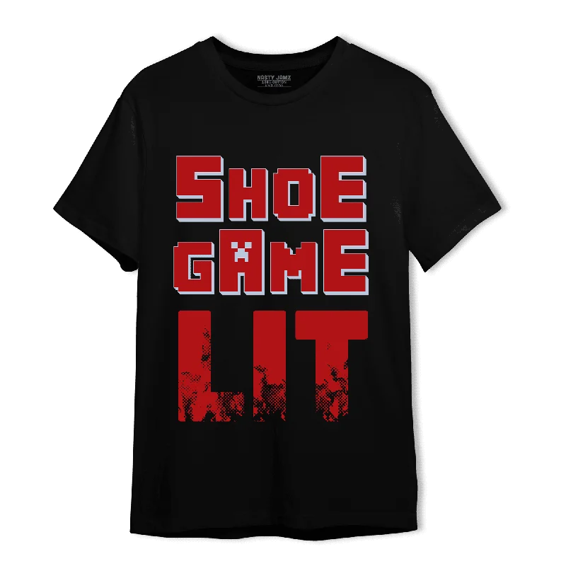 Lightweight And Breathable Unisex Wear Fashionable Comfort Promotions NastyJamz Cherry 11s T-Shirt Match Shoe Game Lit