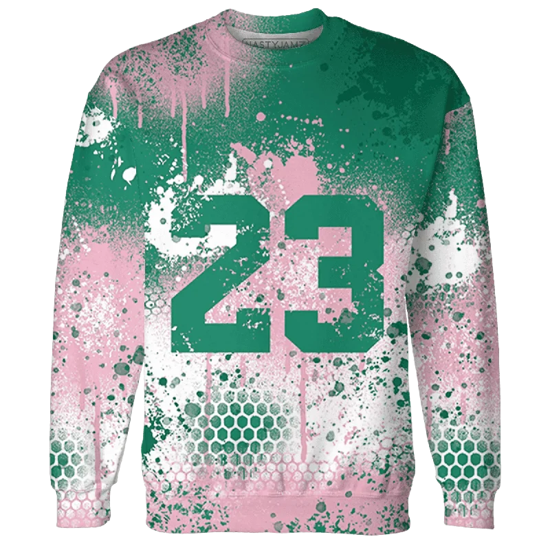 Gender-Neutral Fashion For Everyday Style Relaxed Style NastyJamz Dunk Pink Malachite Medium Soft Low Sail Sweatshirt Match 23 Painted Graffiti