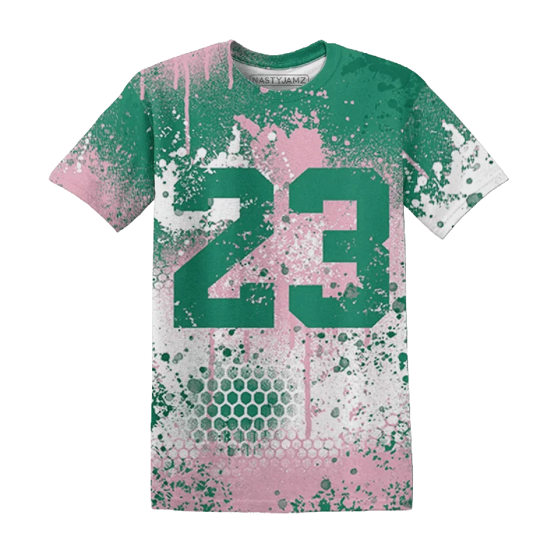 Versatile Unisex Layering Pieces Unbeatable Deals NastyJamz Dunk Pink Malachite Medium Soft Low Sail T-Shirt Match 23 Painted Graffiti