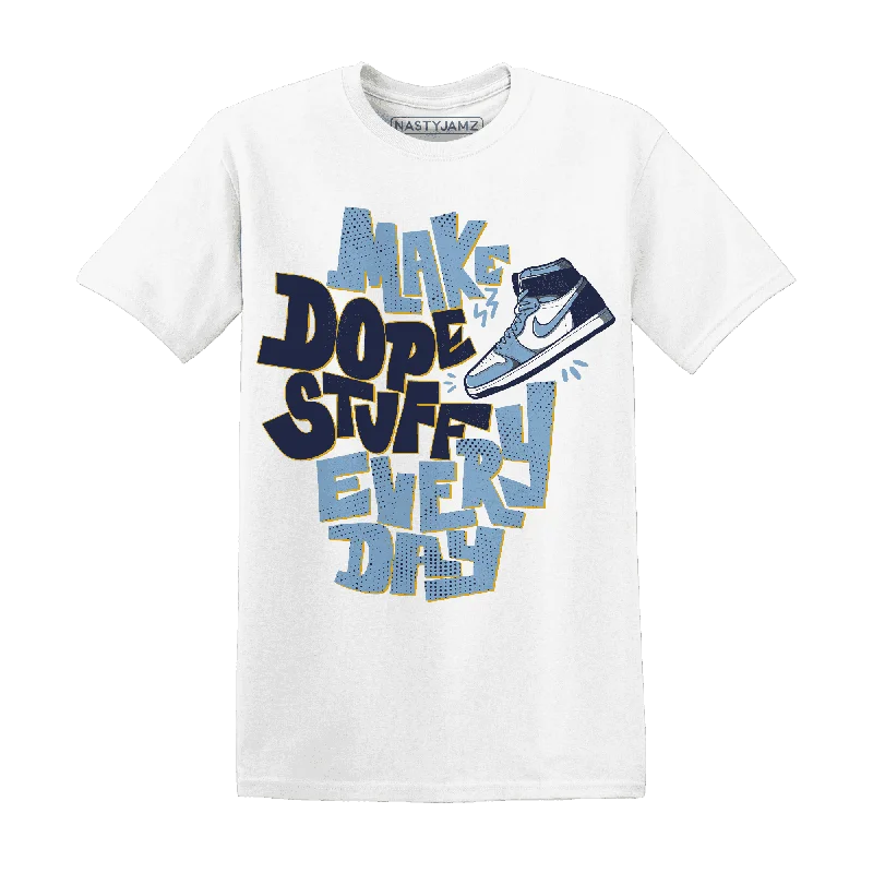 Lightweight And Breathable Unisex Wear Inspired By You, Designed For You NastyJamz First In Flight 1s T-Shirt Match Dope Sneaker